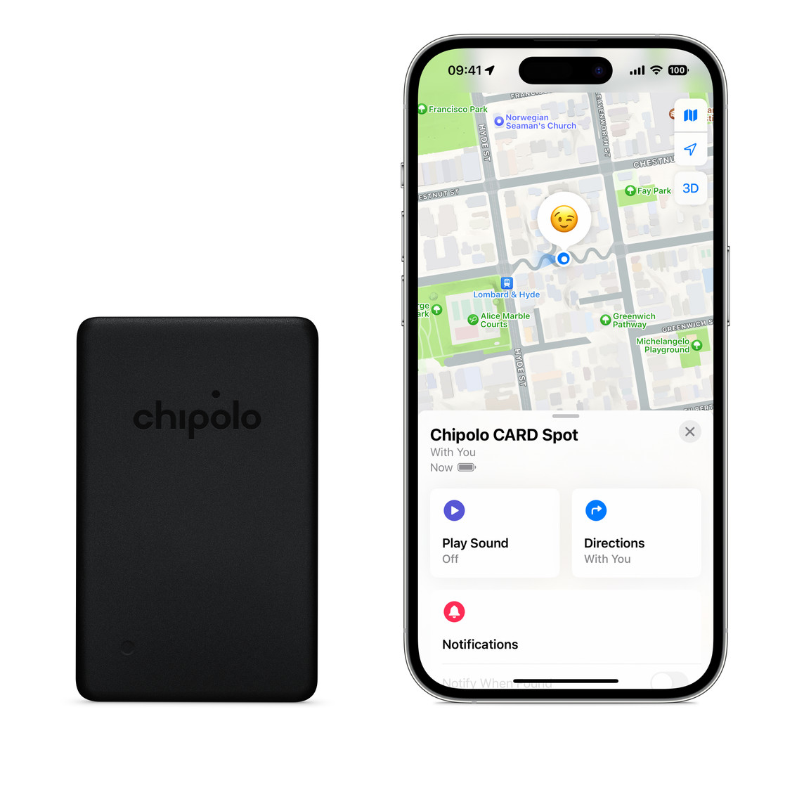 Chipolo's card-shaped tracking device: Amazing way to Track cars being transported by land!